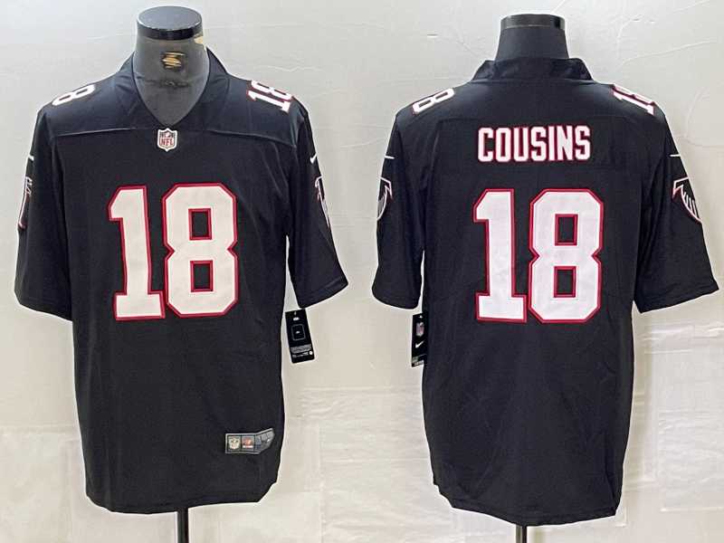 Men's Atlanta Falcons #18 Kirk Cousins Black Vapor Untouchable Limited Football Stitched Jerseys,We sell and wholesale Men's Atlanta Falcons #18 Kirk Cousins Black Vapor Untouchable Limited Football Stitched Jerseys on line form chian!